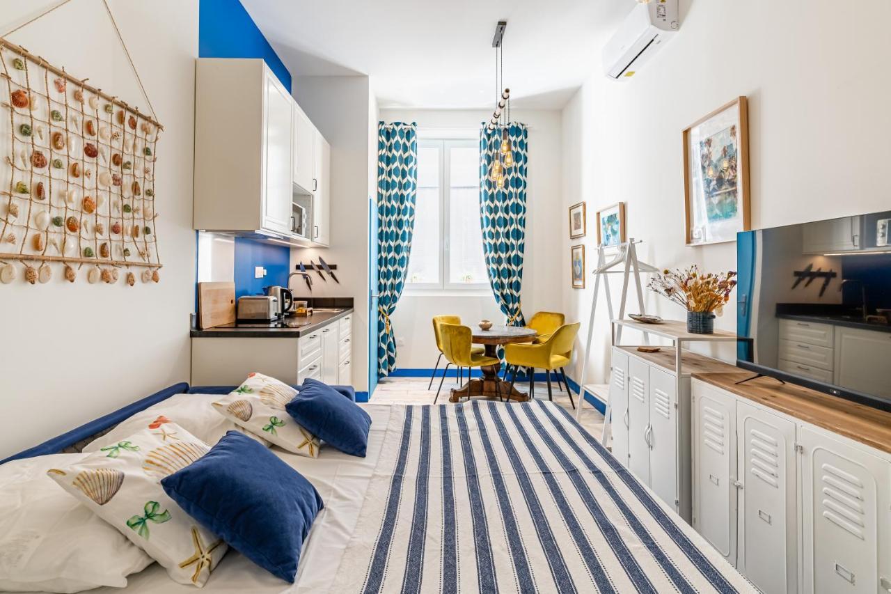Studio Shell 26M2, 120M Vieux-Port, Clim, Wifi, Acces Autonome Avec Code Marseille Bagian luar foto